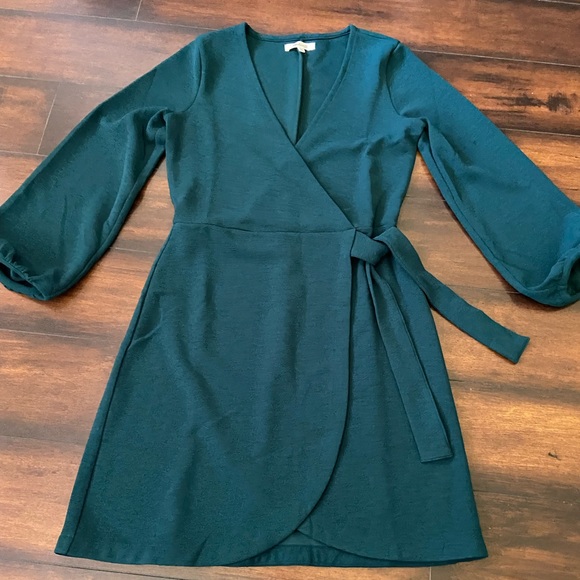 Madewell Texture & Thread Long-Sleeve Side-Tie Dress - Picture 6 of 12